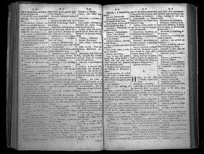 An English dictionary : explaining the difficult terms that are used in divinity, husbandry, physick ... and other arts and sciences / [Elisha Coles].