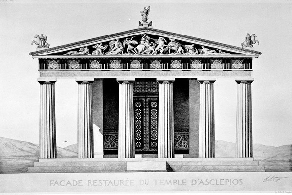 Epidaure, restauration & description des principaux monuments du sanctuaire d'Asclépios / relevés et restaurations par Alphonse Defrasse, texte par Henri Lechat.