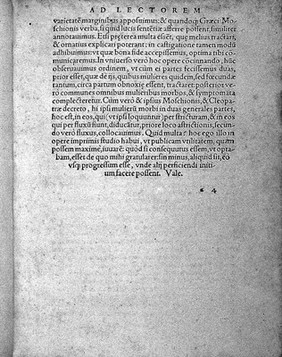 Gynaeciorum, hoc est, de mulierum tum aliis, tum gravidarum, parientium et puerperarum affectibus et morbis, libri veterum ac recentiorum aliquot, partim nunc primum editi, partim multo quam antea castigatiores ... / [editi per Casparum Wolfium].