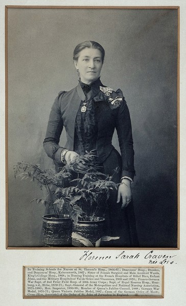 Florence Sarah Craven, Mrs Dacre Craven, née Lees. Photograph.