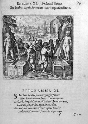 Atalanta fvgiens, hoc est emblemata nova de secretis naturae chymica. Accommodata partim oculis & intellectui, figuris cupro incisis, adjectisqúe sententiis, epigrammatis & notis, partim auribus & recreationi animi plus minus 50 fugis musicalibus trium vocum, quarum duÆ ad unam simplicem melodiam distichis canendis peraptam, correspondeant ... / authore Michaele Majero.