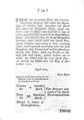 Mr. Maitland's account of inoculating the small pox / [Charles Maitland].