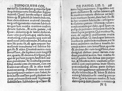 De morbis libri IV. De passionibus libri II. De sacro morbo comitialive, liber I. De glandulis per omnia membra, liber I. De locis in homine, liber I. De specie, acie, visuve, liber I. De humoribus liber I. De mariscis et haemorrhoidibus liber I. De furore insaniave, liber I. De atrae bilis agitatione melancholiave, liber I / Interprete M. Fabio Calvo Ravennate.