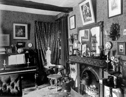 Interior of St Cuthbert's, home of Sir William Bayliss.