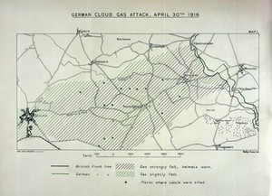 view History of the great war. German cloud gas