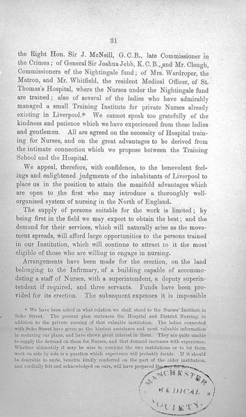 Text: The Organization of Nursing in a Large