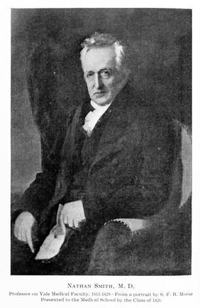 Frontispiece portrait of Nathan Smith