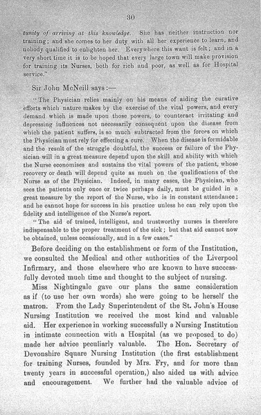 Organization of nursing. An account of the