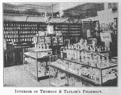 Thomson & Taylor's pharmacy, interior