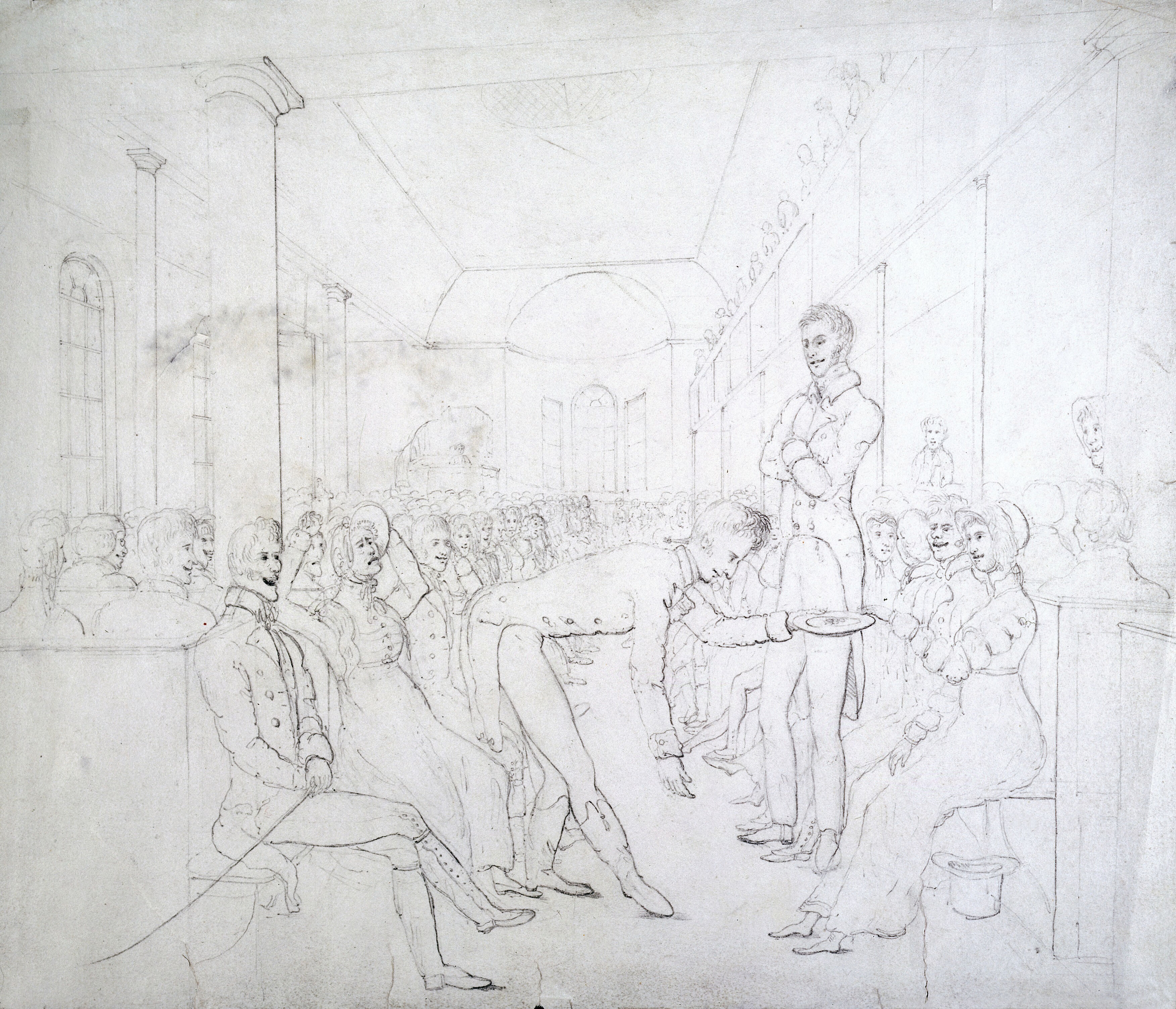 Magdalen Asylum Dublin A Collection In The Chapel Pencil