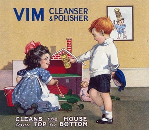 view Vim, cleanser and polisher, advert