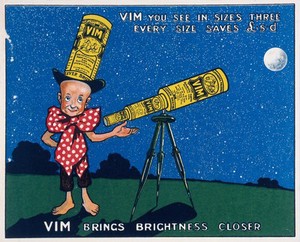 view Cartoon advert for 'Vim'