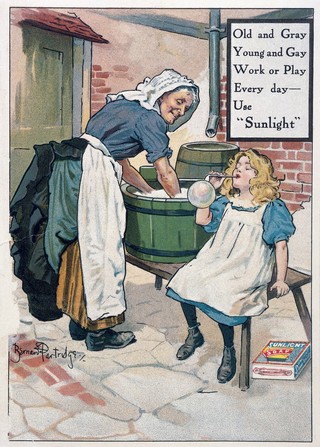 Advert for 'Sunlight' laundry soap