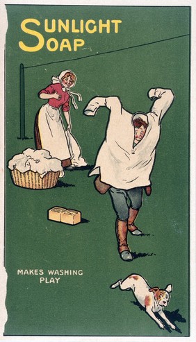 Advert for 'Sunlight' laundry soap