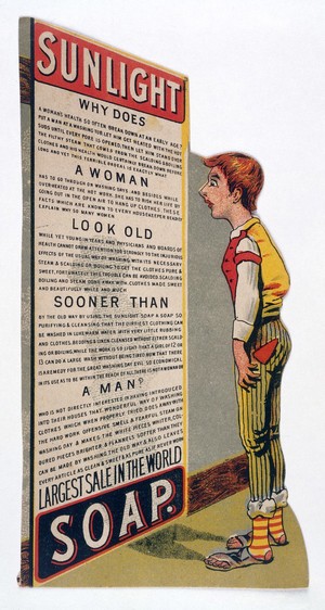 view Advert for 'Sunlight' laundry soap
