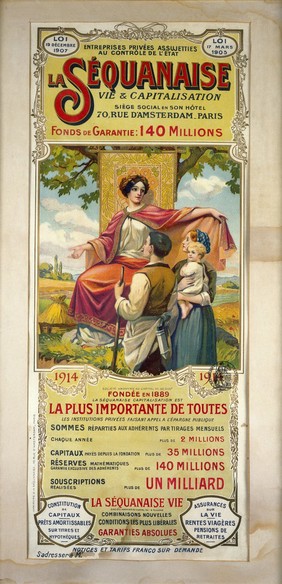 La Sequanaise poster from L'Etoile Restaurant, 30 Charlotte Street, London.