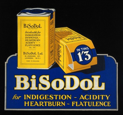 Bisodol for indigestion, acidity, heartburn, flatulence / Bisodol Ltd.