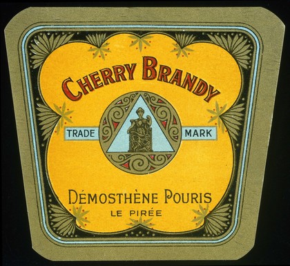 Ephemera Collection, Cherry Brandy label