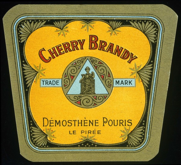 Ephemera Collection, Cherry Brandy label