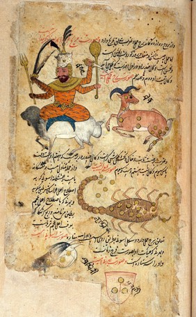 Mars, Aries and Scorpio from Persian Manusc