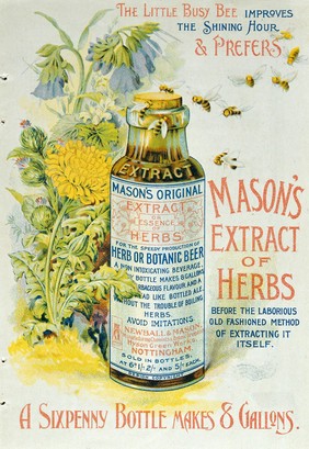 Magazing insert: Mason's Extract of Herbs, circa 1900?