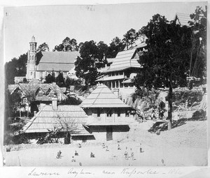 view The Lawrence Asylum, Sanawar, India. Photograph.