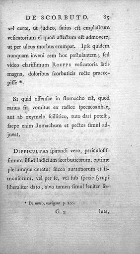 N. Hulme, Libellus de natura...scorbuti