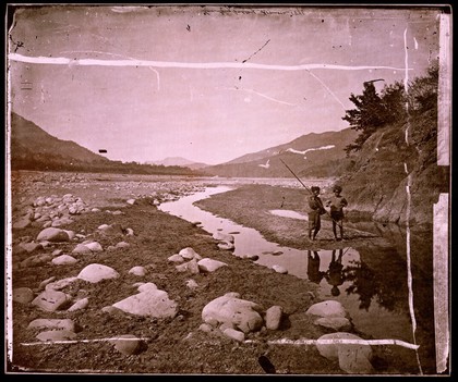 Lalung, Formosa [Taiwan]. Photograph, 1981, from a negative by John Thomson, 1871.