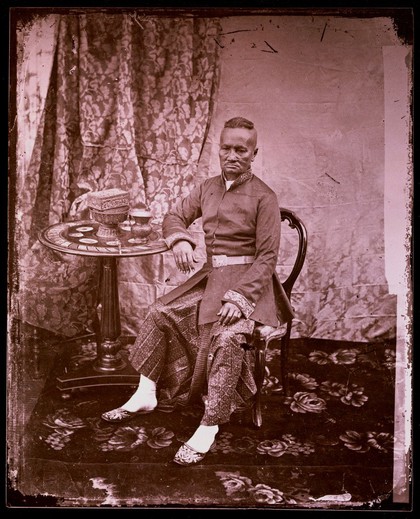 The Prime Minister (Kralahom) of Siam (Thailand). Photograph by John Thomson, 1865.