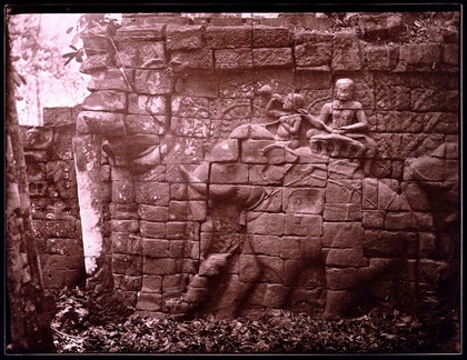 Nakhon Thom [Angkor Wat], Cambodia. Photograph, 1981, from a negative by John Thomson, 1866.