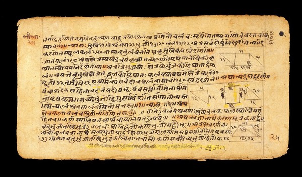 MS OR Indic beta 229, Lilavati by Bhaskara