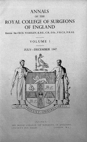 Annals of the Royal College of Surgeons of