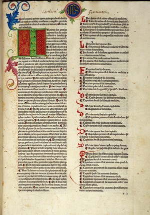 view Avicenna, Canon Libri I-V lat. Canon Libri