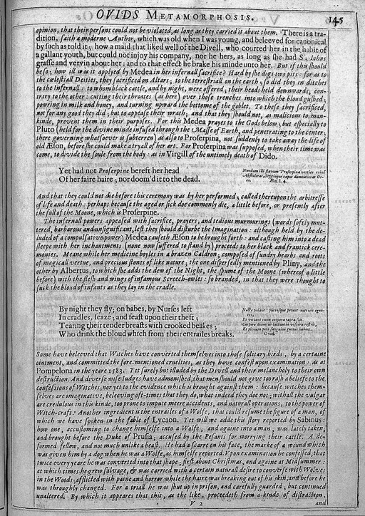 Ovid's Metamorphosis, 1640