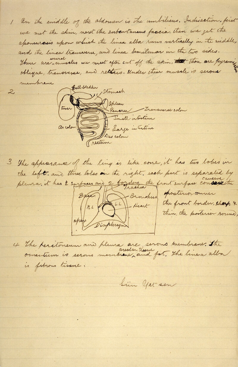 Sun Yat Sen examination paper, 1887 | Wellcome Collection