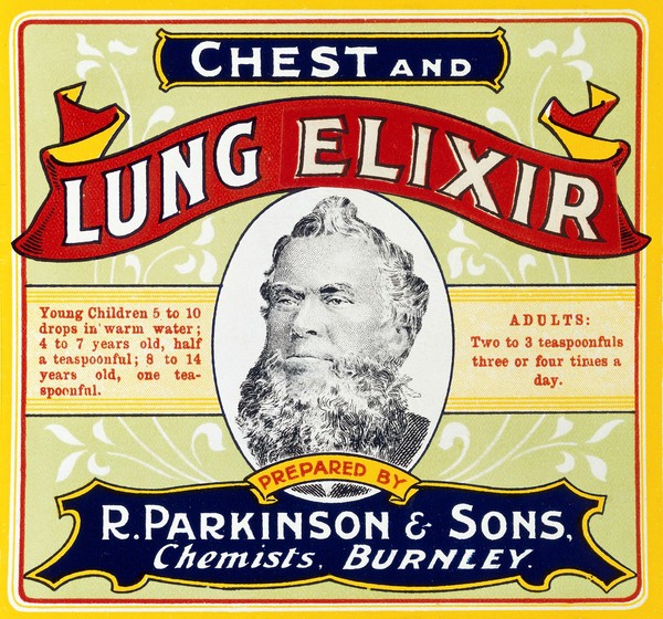 Chest and lung elixir / prepared by  R. Parkinson & Sons.