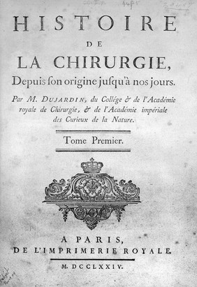 Dujardin, Histoire de la chirurgie