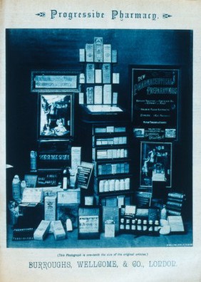 Picture of progressive pharmacy, 1885-1891