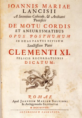 G.M. Lancisi, De motu cordis et aneurysmatib