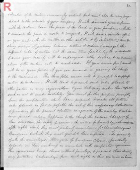 HODGKIN: Letter from Thomas Hodgkin to Ernst