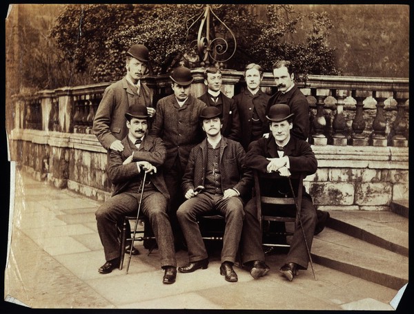 Sir Henry Head and fellow students at Trinity College