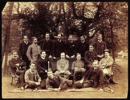 Sir Henry Head and fellow students at Trinity College