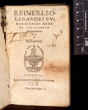 Consiliorum Medicinalium Sectio Prima