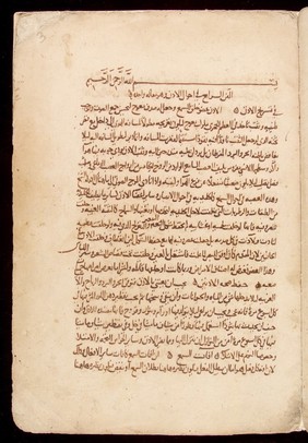 Page from an Arabic Text