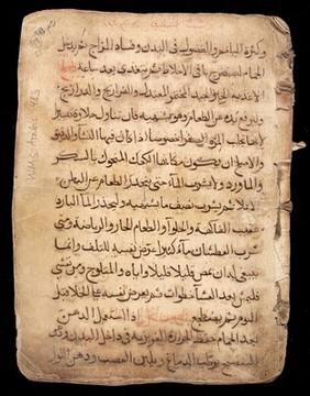 Page from an Arabic Text