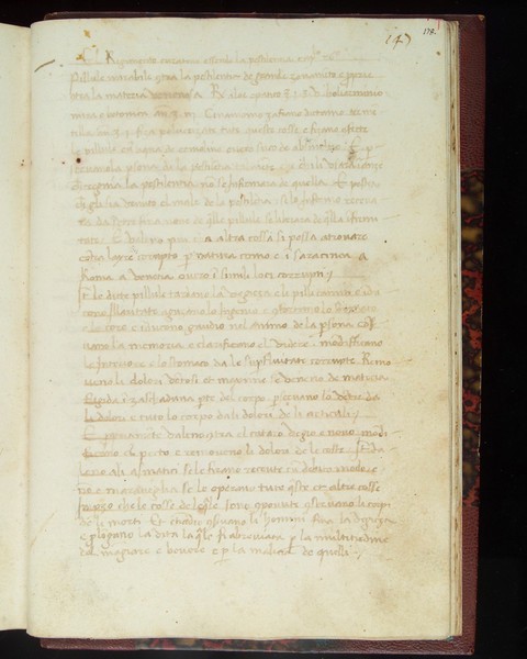 A collection of medical receipts in Italian, against plague