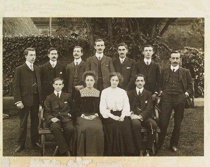 Office staff, group photograph