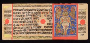 view The Kalpasutra (the heroic deeds of the conquerors) a Prakrit Manuscript dated 1503. Minature