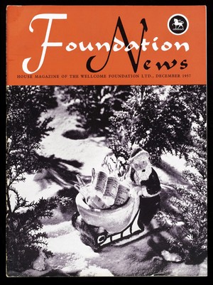 view Foundation News. Front cover of the Dec 1957 edition