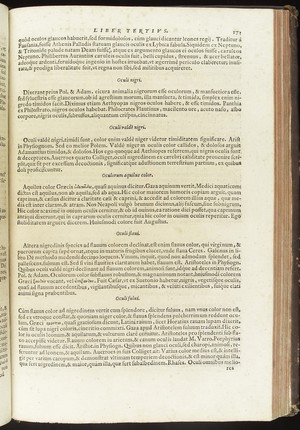 view Page of text emphasizing the ancient pseudo-science of physiognomy which tries to determine a man's character from his outward resemble to animals